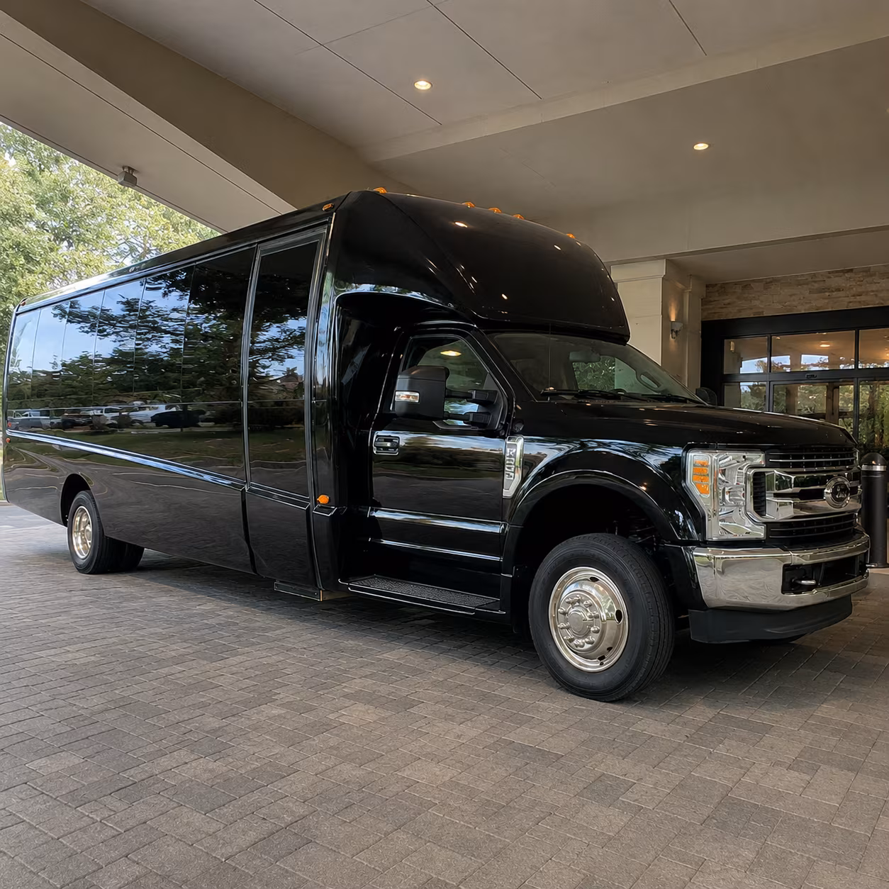 charter buses for large reading high school prom groups