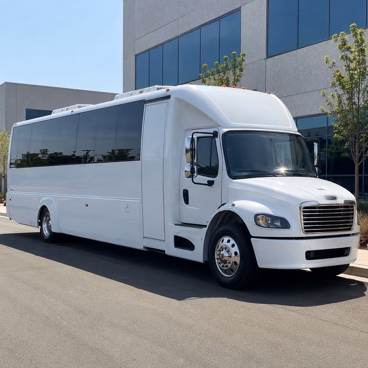 reading 25 passenger party bus