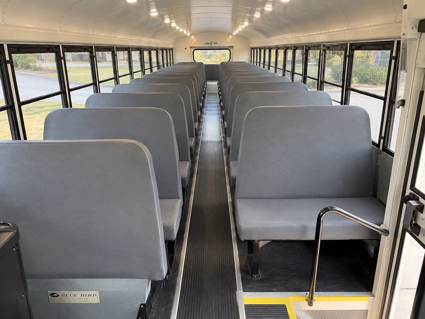 reading school bus inside
