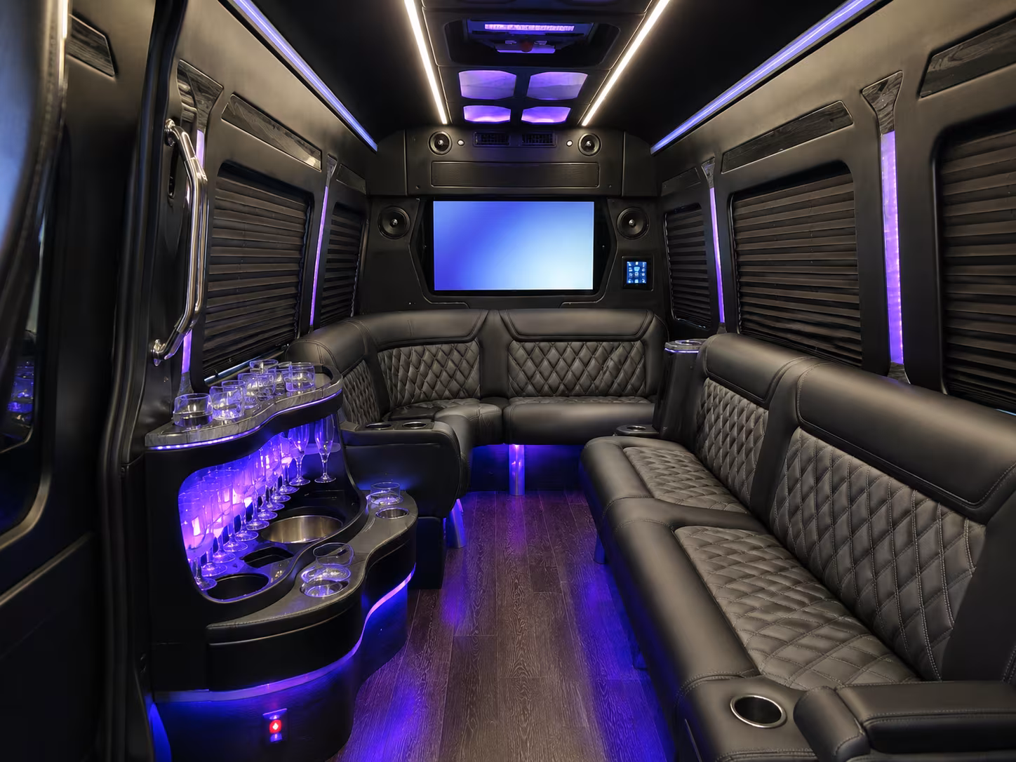 reading sprinter limousine inside