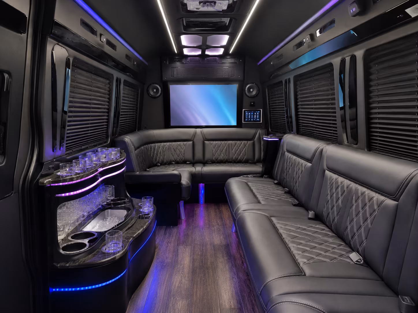 reading sprinter limousine interior