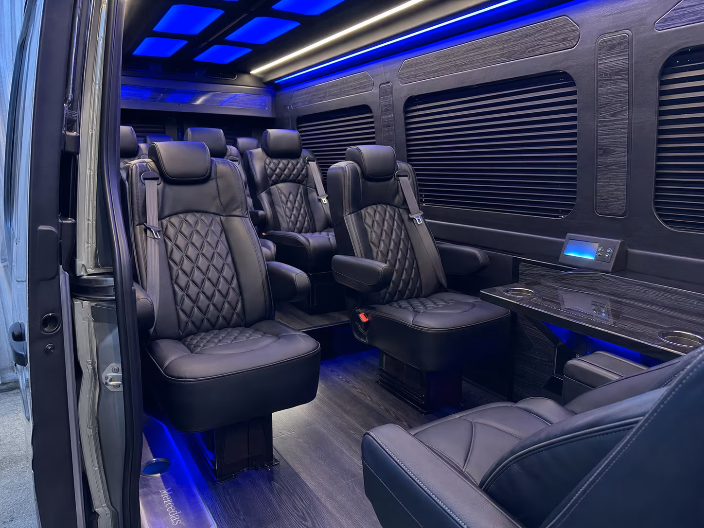 sprinter van transportation for groups and events across reading