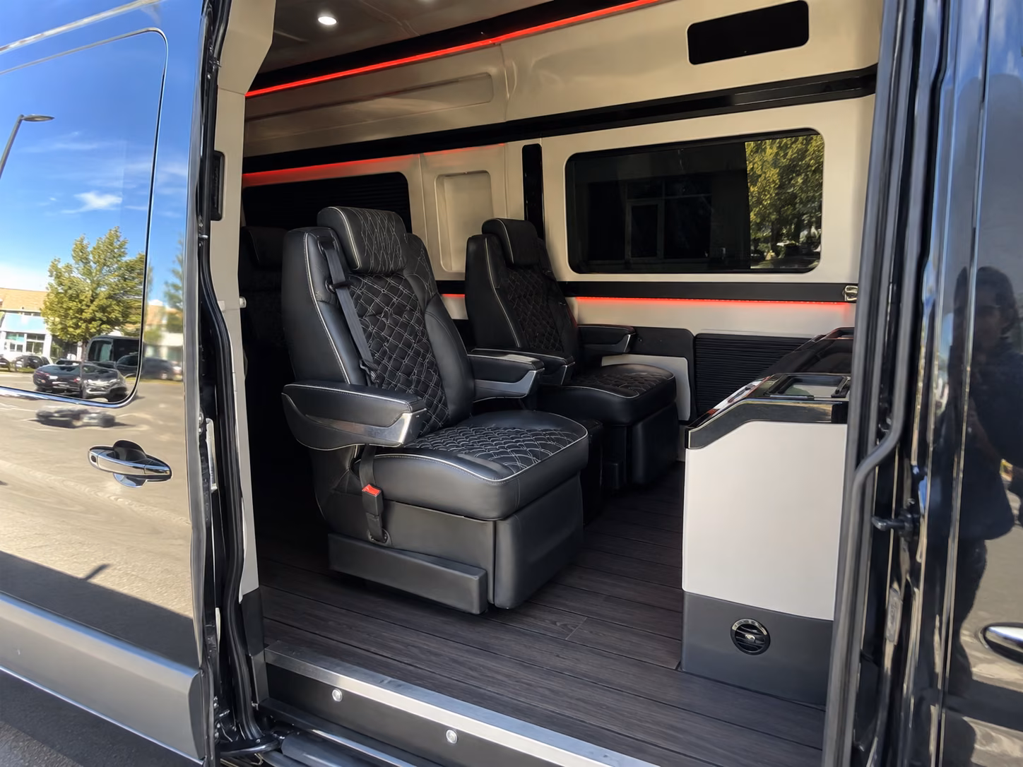 sprinter van with driver interior